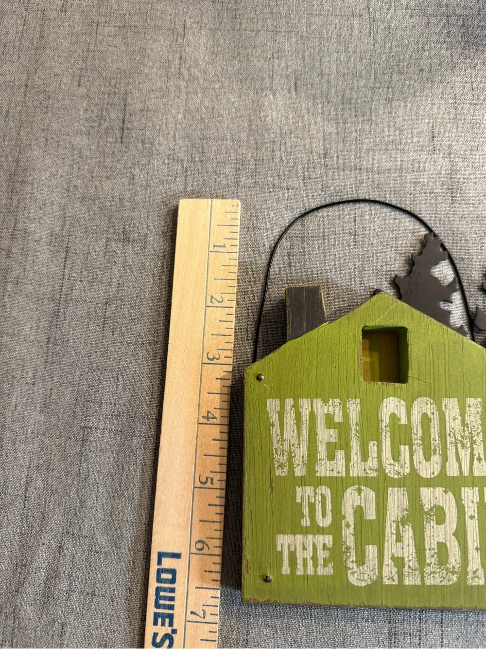 Decor wall-hanging sign with a‎ 